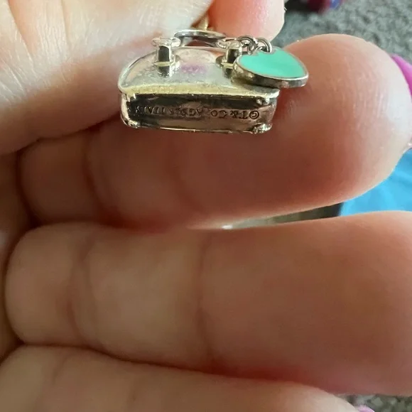 Tiffany & Co. Silver purse charm with  heart - Picture 5 of 5